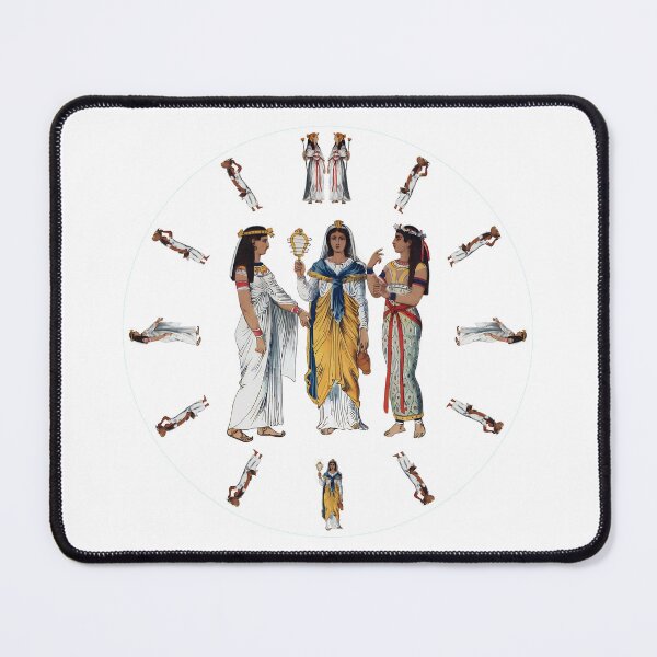 Item preview, P001 Egyptian Ancient Times Clock B designed and sold by TreesOn.