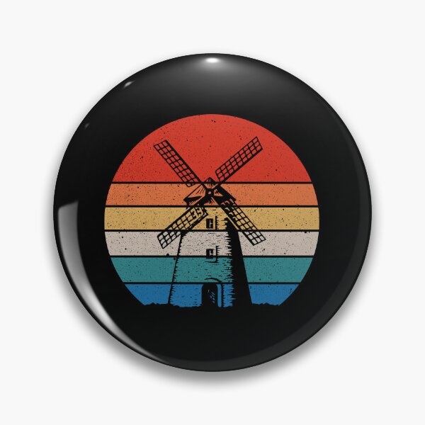 Item preview, Vintage Holland Windmill - Retro Netherland Dutch Gift designed and sold by wulanivtiany.