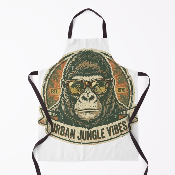 Item preview, Vintage Gorilla with Sunglasses | Urban Jungle Vibes Retro Art --- designed and sold by Wear Sculpt.