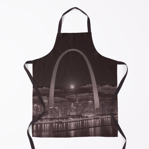 Item preview, St. Louis Gateway Arch Night Skyline Moonlight Wall Art designed and sold by BeautifulVirtues.