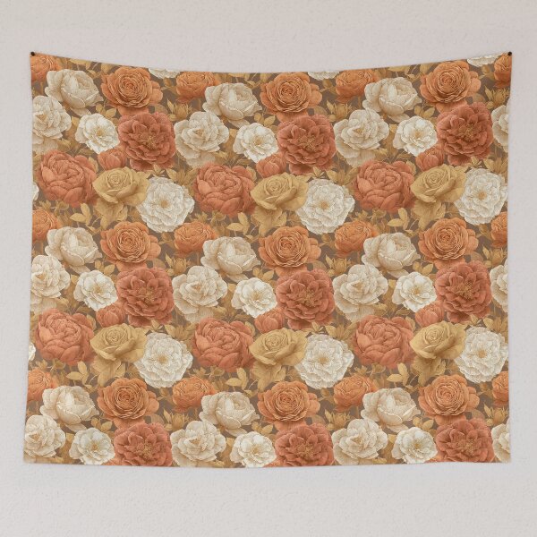 Item preview, Lush Rose  - Flower Bouquet Pattern  - Birthday Gifts For Girlfriend designed and sold by RoyalStarsPatts.