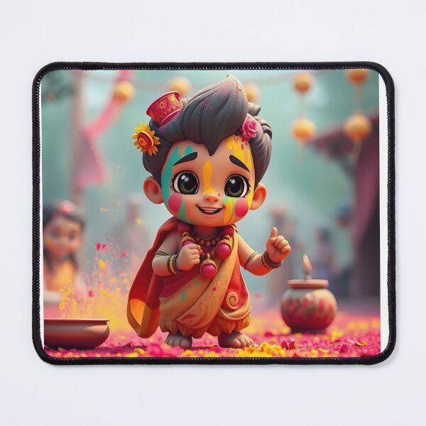 Item preview, Holi Festive Child Sticker designed and sold by Teewave-Ashish.