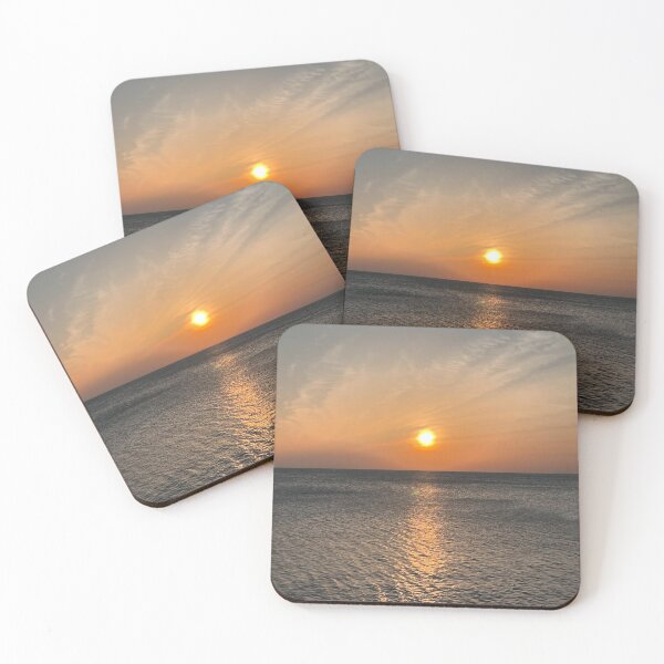 Item preview, Golden Sunset Over Ocean designed and sold by NafishopKhan.