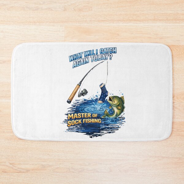 Item preview, Master of Sock Fishing Funny Fishing T-Shirt for Men designed and sold by Aimetoi.