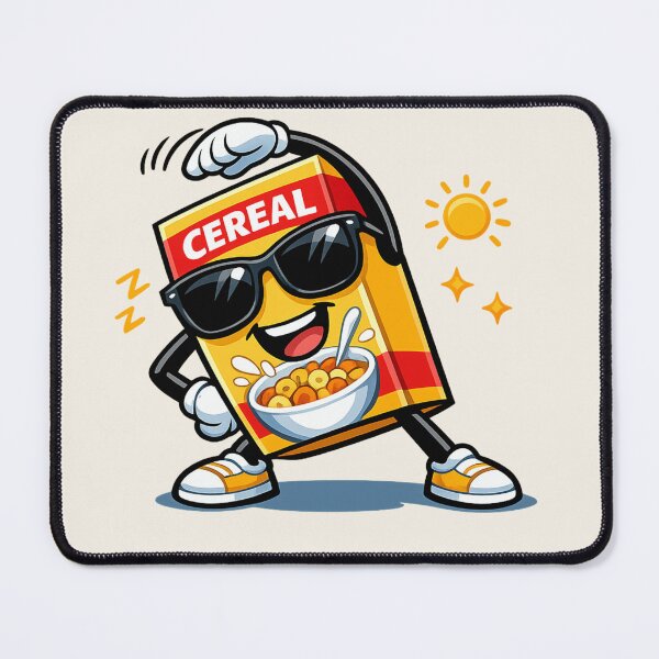 Item preview, Morning Stretch Cereal Fitness Character designed and sold by BROHLine Studio.