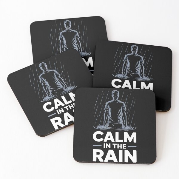 Item preview, Calm In The Rain Rainy designed and sold by MooonTees.