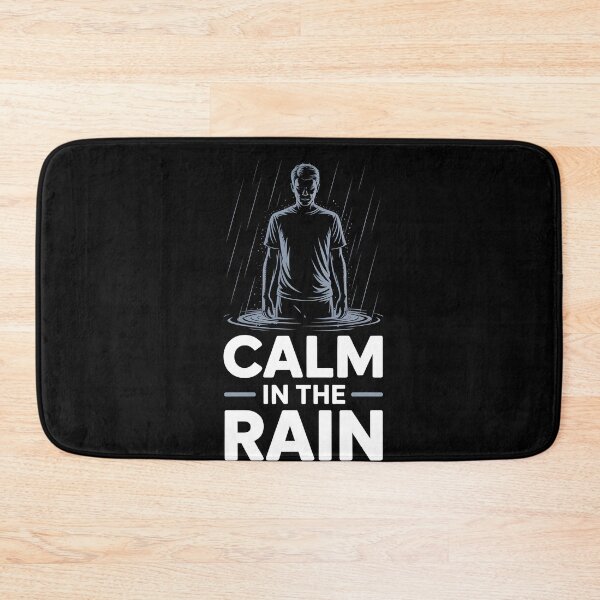Item preview, Calm In The Rain Rainy designed and sold by MooonTees.