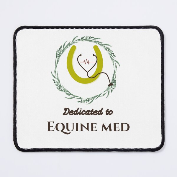 Item preview, Elegant Boho Equine Vet Tech - Dedicated to Equine Medicine Horseshoe Art designed and sold by batoot1.