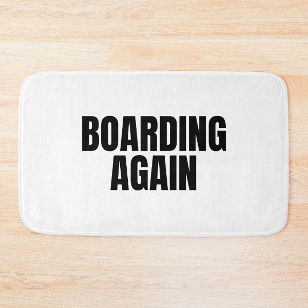 Item preview, Boarding Again (Black) designed and sold by ShipCrewNation.