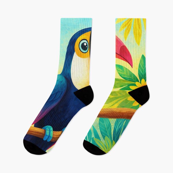 Item preview, Summer Toucan Paradise – Tropical Jungle Bird Art designed and sold by MyTutina.