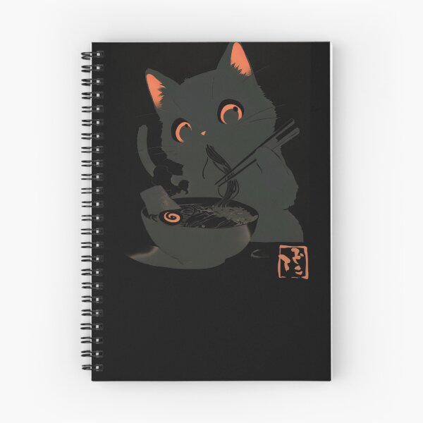 Item preview, Ramen Cat #252 designed and sold by triglavis-art.