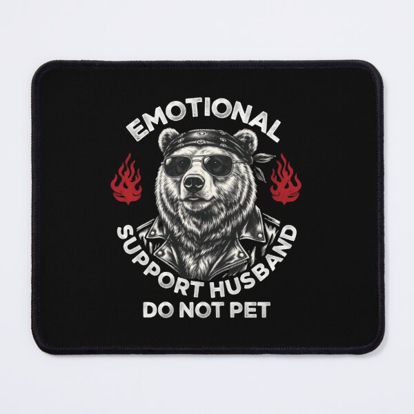 Item preview, Emotional Support Husband Do Not Pet Chaotic Funny Energy designed and sold by SkeletonsDanger.