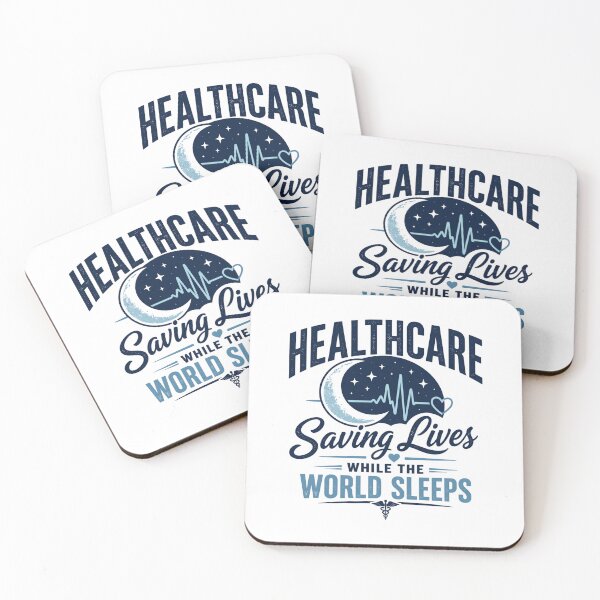 Item preview, Healthcare Night Shift – Saving Lives While the World Sleeps designed and sold by EichStore.