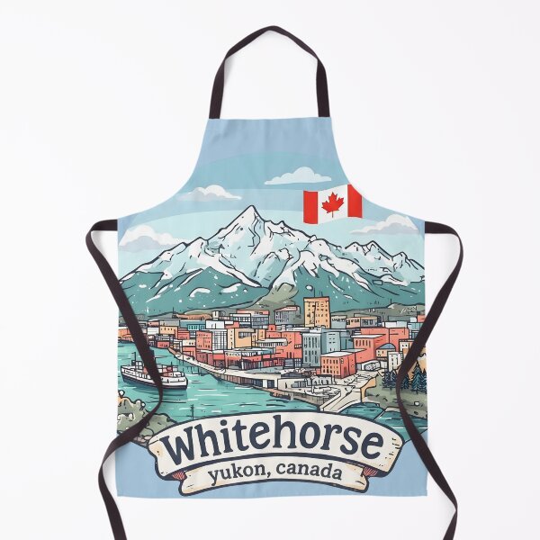 Item preview, Whitehorse Yukon Pastel Canada Cute Skyline Cityscape Pride designed and sold by HowToCanadian.