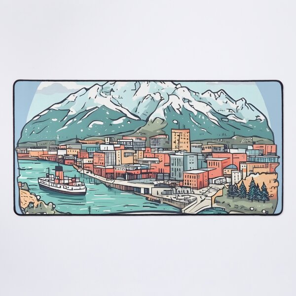 Item preview, Whitehorse Yukon Pastel Canada Cute Skyline Cityscape Pride designed and sold by HowToCanadian.