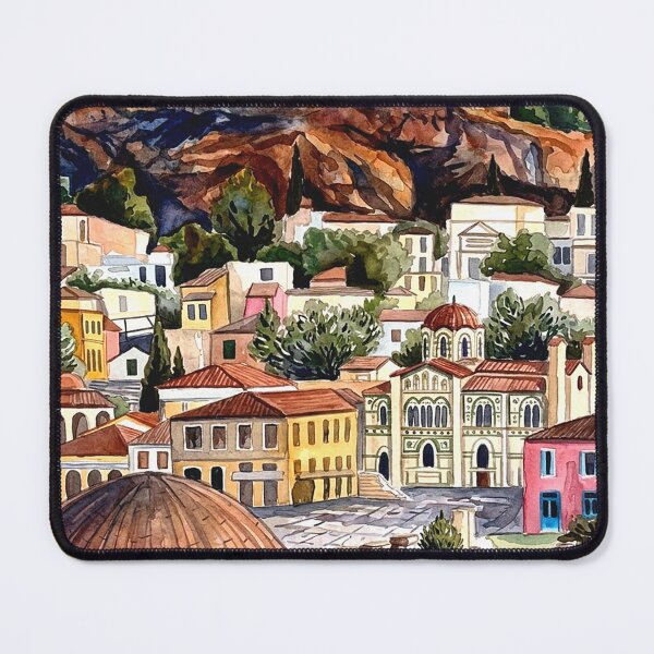 Item preview, Athens Cityscape with Acropolis designed and sold by posteriocrew.