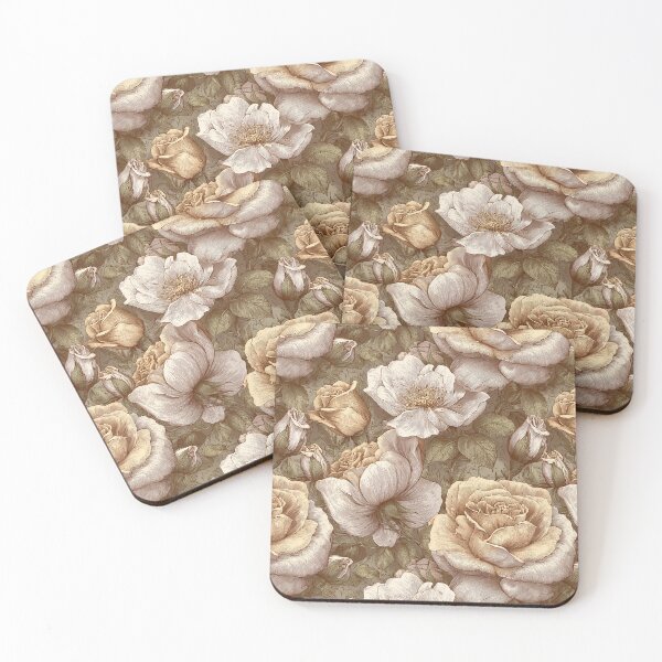 Item preview, Soft Rose Print  - Birth Flower Pattern  - Christmas Gift Ideas designed and sold by RoyalStarsPatts.