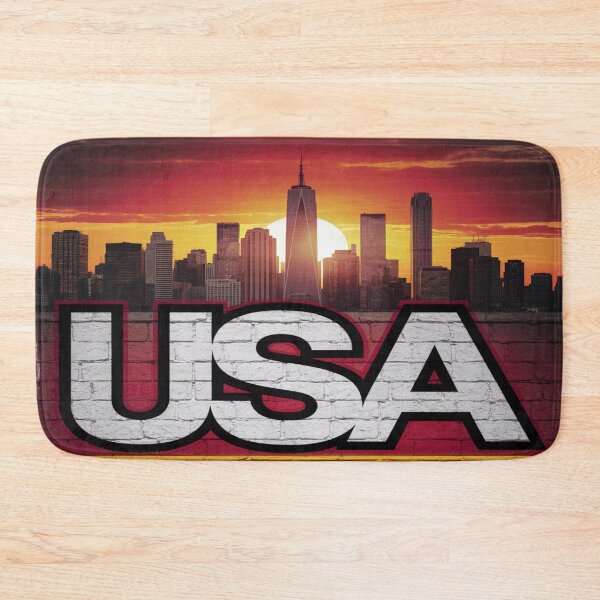 Item preview, USA Skyline in the evening sun, graffiti wall designed and sold by Segasprojects.