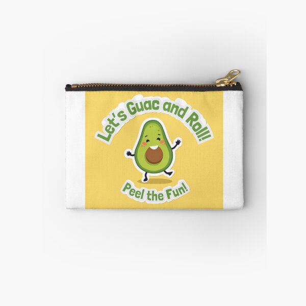 Item preview, Guac and Roll Avocado Sticker | Funny Food Pun | Cute Aesthetic Vinyl Deca designed and sold by Instantdesignz.