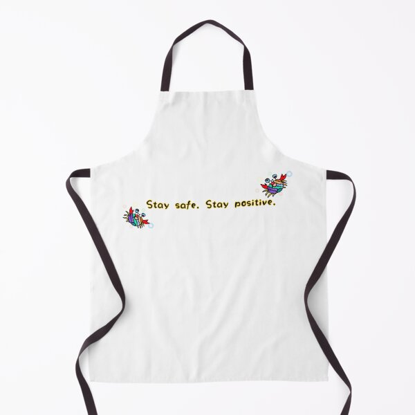 Item preview, Stay Safe Stay Positive Cute Crab Illustration – Colorful Motivational Quote Design designed and sold by NANTONAKU〜なんとなく〜.