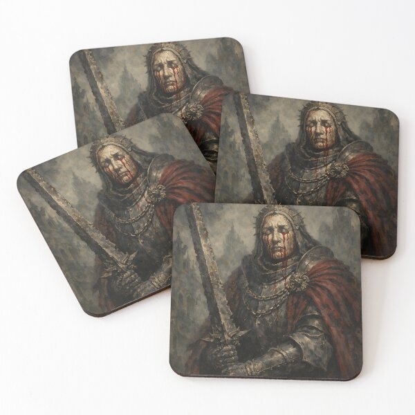 Item preview, Crimson Rector Captain - Dark Fantasy Soulslike Game Art designed and sold by bapupa.