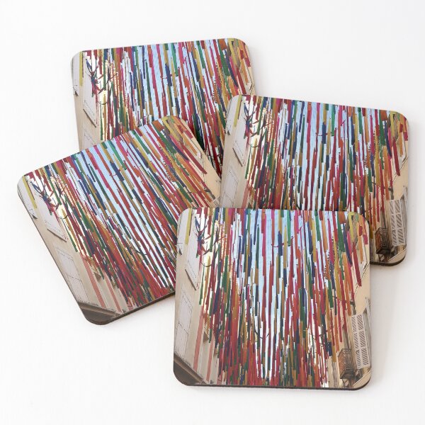 Item preview, Colorful Streamers Over Carcassonne Street France designed and sold by Kainicram.