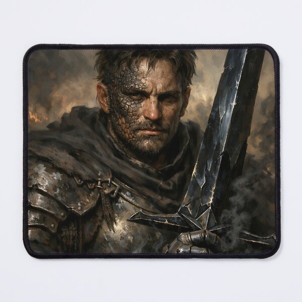 Item preview, Cursed Scale Bearer - Dark Fantasy Soulslike Game Art designed and sold by bapupa.