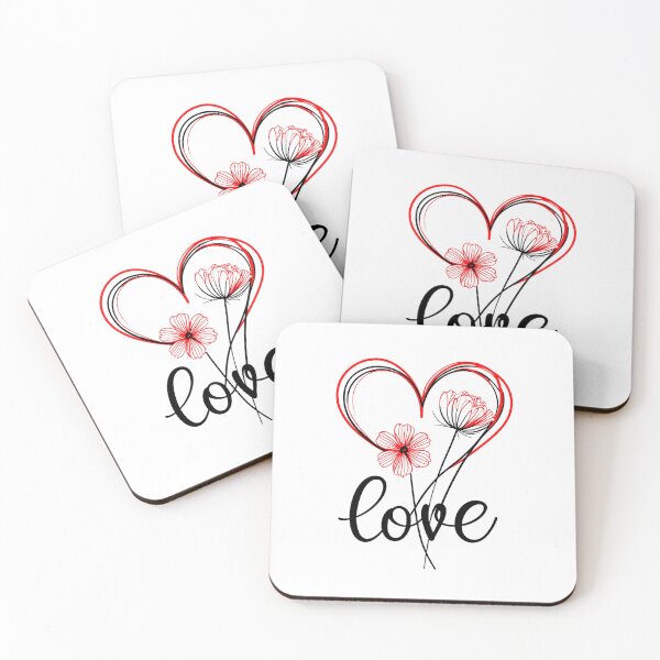 Item preview, flower and heart romantic designed and sold by TanyaLovus.