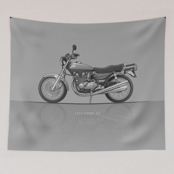Item preview, The Art of Wheels: Kawasaki 750RS Z2 - Achromatic designed and sold by anuaramir.