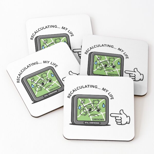 Item preview, Recalculating Life Lost GPS designed and sold by AbanoubStore.