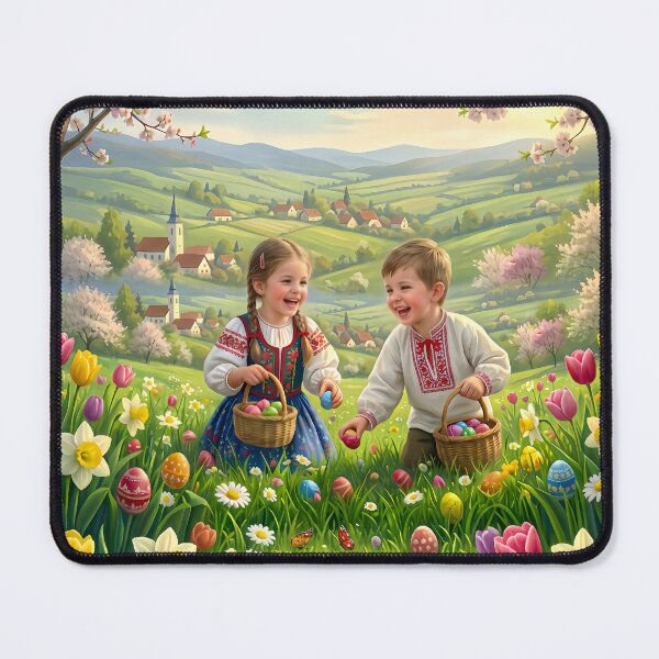 Item preview, Easter picture boy and girl designed and sold by Nalimkibard.