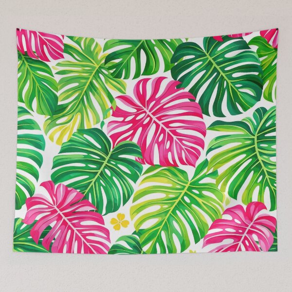 Item preview, Tropical Paradise Leaf Pattern – Vibrant Summer Jungle Design designed and sold by MyTutina.
