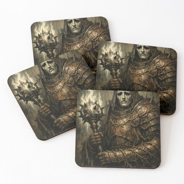 Item preview, Iron Tear Cleric - Dark Fantasy Soulslike Game Boss Art designed and sold by bapupa.