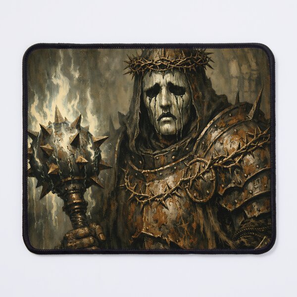 Item preview, Iron Tear Cleric - Dark Fantasy Soulslike Game Boss Art designed and sold by bapupa.