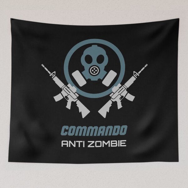 Item preview, Anti Zombie Commando Survival Unit Design designed and sold by ElectroSphere46.