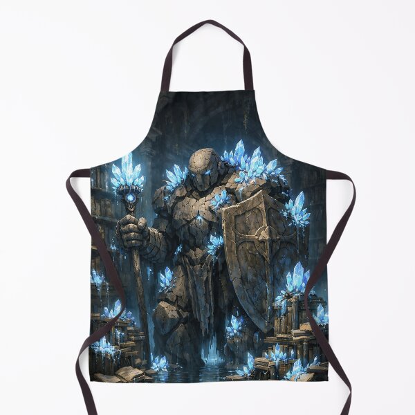 Item preview, Silent Library Guardian - Dark Fantasy Soulslike Game Boss Art designed and sold by bapupa.