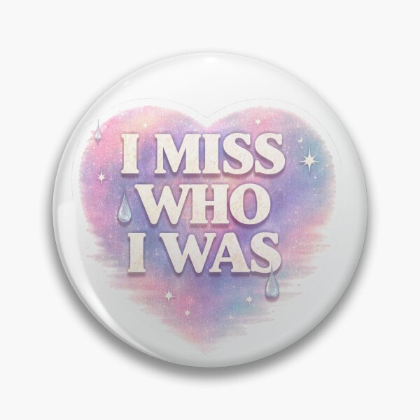 Item preview, I Miss Who I Was Sad Aesthetic Sticker  Soft Pastel Emotional Quote designed and sold by Elviqus Shop.