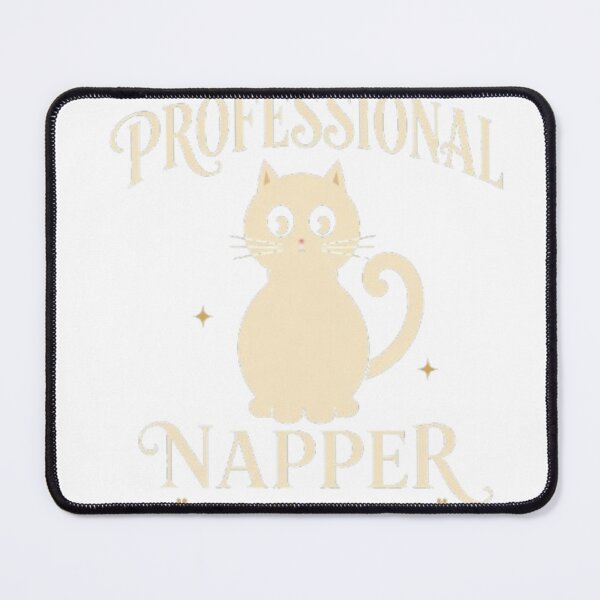 Item preview, Professional Napper Cat Funny Vintage T-Shirt Design | Cute Lazy Cat Aesthetic designed and sold by IconicDesignsXd.