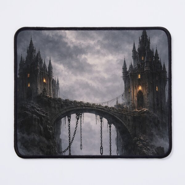 Item preview, Shattered Cathedral Spire - Dark Fantasy Soulslike Game Landscape Art designed and sold by bapupa.