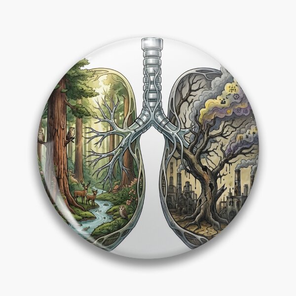 Item preview, Every Breath Matters Environmental Awareness Art designed and sold by Nuvoro Eco Awareness.