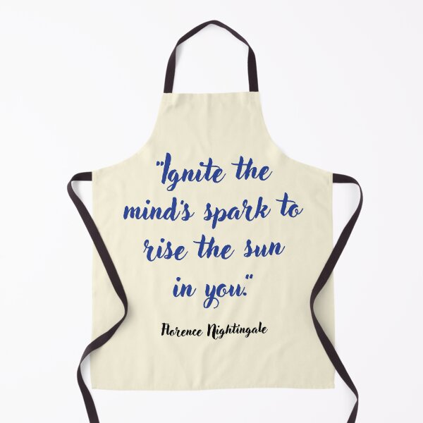 Item preview, Ignite the mind's spark . . . Florence Nightingale Quotation designed and sold by CharlottePlaceArt.