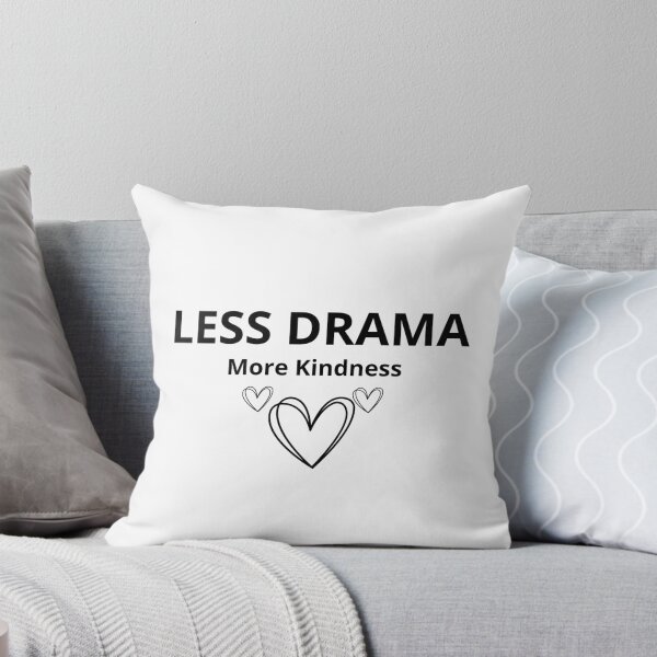 Item preview, Less Drama More Kindness – Positive Minimalist Quote  designed and sold by FreshLineArts.