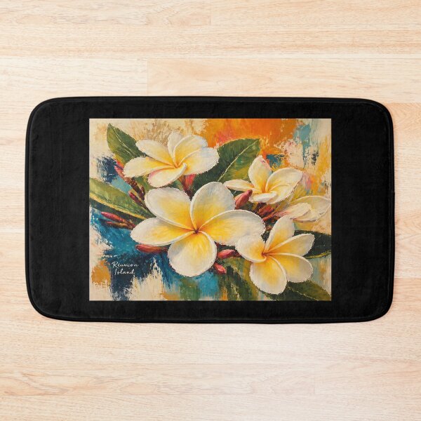 Item preview, Frangipani Flower Reunion Island - La Reunion Lovers designed and sold by artyfartypants.