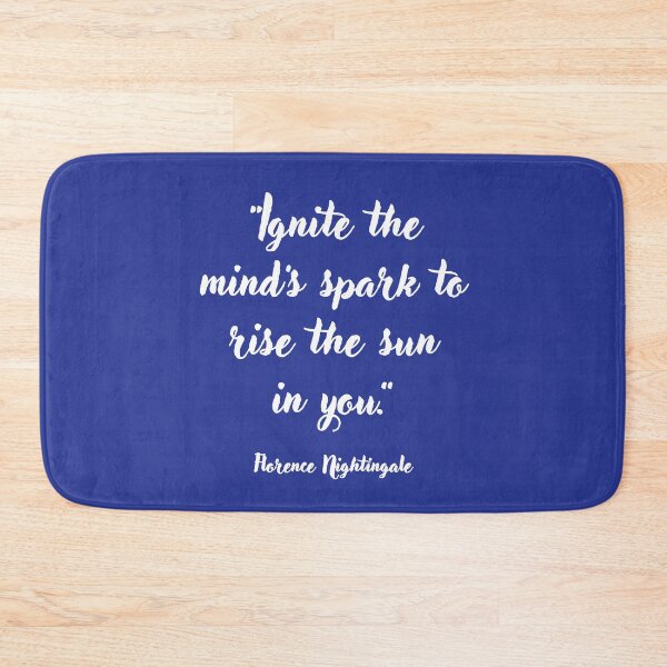Item preview, Ignite the mind's spark . . . Florence Nightingale Quotation designed and sold by CharlottePlaceArt.