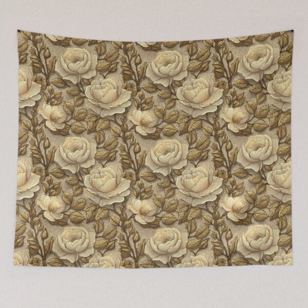 Item preview, Artistic Rose Bouquet - Tropical Flower Pattern  - Dads Day Gifts designed and sold by RoyalStarsPatts.