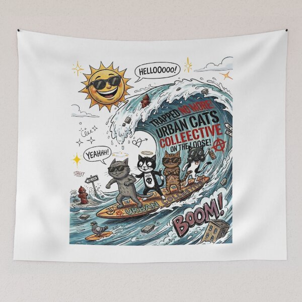 Item preview, The untamed surf. designed and sold by taratyanprint.