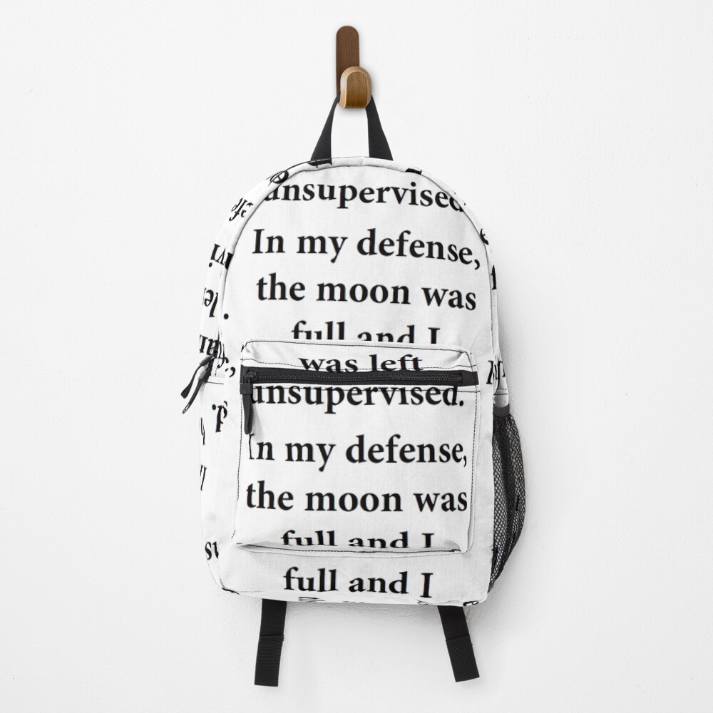 Item preview, Backpack designed and sold by SignsOfTime.