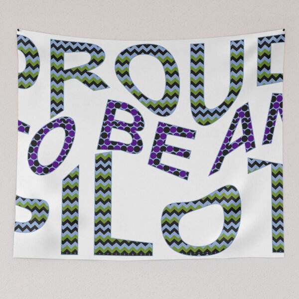 Item preview, Proud To Be An Pilot Wavy Text designed and sold by TheIconSmith.