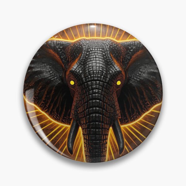 Item preview, AI Architect Master Neural Infrastructure Elephant Cyber Brutalist Art Print designed and sold by SavannaStrikes.
