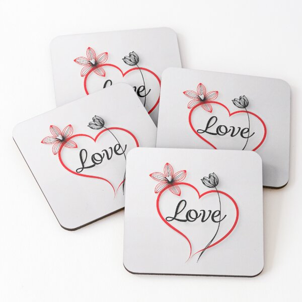 Item preview, flower and heart romantic designed and sold by TanyaLovus.